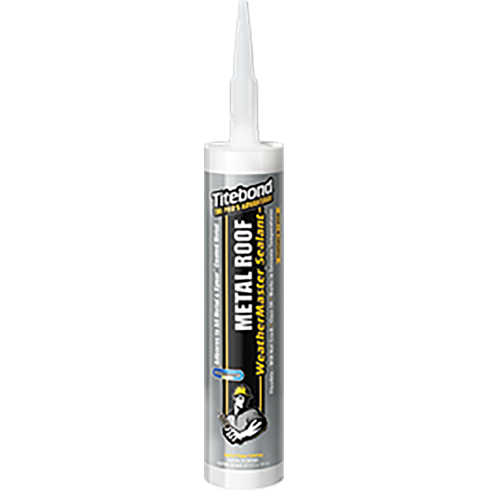 Titebond Weathermaster Metal Roof Sealant Clay #62051 Commercial Roofing  Specialties